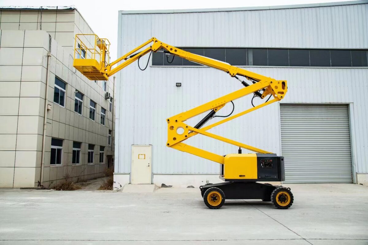 GMHLIFT Articulated Boom-Lift-Yellow-14m-1